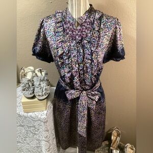 NEWT ATTENTION Colorful Women's Dress - Size 16